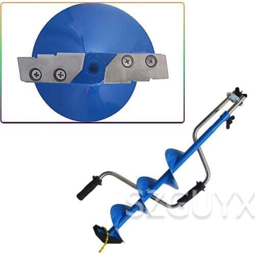 Manual ice drill Flat knife / trapezoidal head ice drill Icebreaker Winter fishing supplies