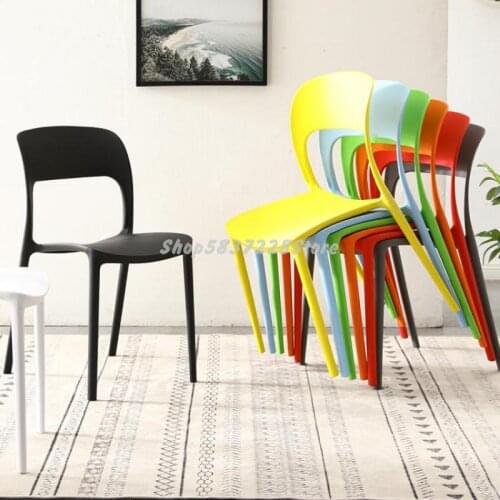 Chair Nordic Dining Chair Simple Back Stool Household Desk Chair Net Red Makeup Chair Etc Chair Leisure Plastic Chair
