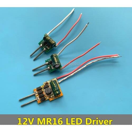 5 PCS MR16 LED Driver Lighting Transformers 1W 3W 5W 7W 12V input DC AC current 280ma 300ma 600ma for lamp cup spot light