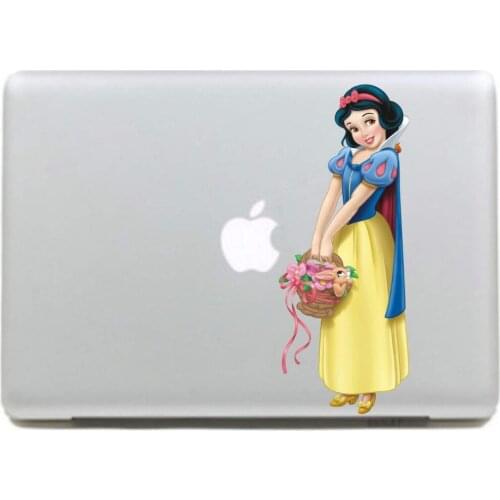 Snow White Vinyl Personality Decal laptop Sticker for mabook Pro air 13 inch/Protective laptop Skin Shell for mac book
