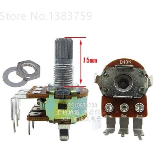 148 type 10% high precision double volume potentiometer B50K B10K -15MM flower axis D1010