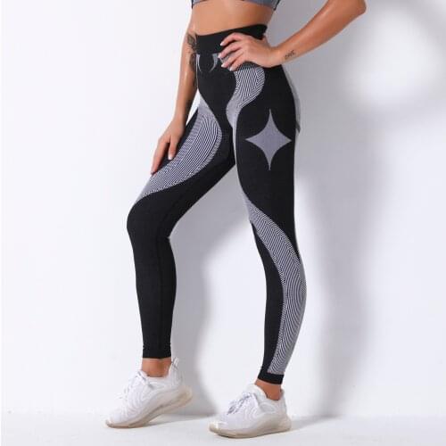 Yoga Leggings Women Bubble Jacquard Honeycomb Leggings Femme Tummy Control Push Up Work Out Fitness Legging