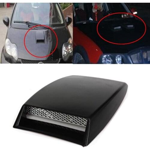 1Pcs Car Side Vent Air Flow Fender Engine Intake Cover Hood Decorative Stickers
