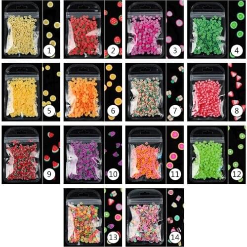 1 Pack Soft Clay Resin Filling Colorful Mixed Filler for DIY Epoxy Resin Jewelry Making DIY Nail Art Decor