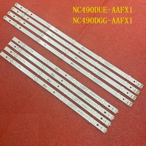 10set=80pcs LED backlight for LG 49LK5700PSC 49LJ5500 49UJ6300 49LJ5550 NC490DUE-AAFX1-41CA GAN01-1294A-P1 1295A 1317A 1318A