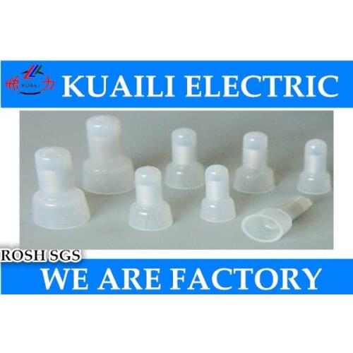 100 pcs Nylon Crimp Caps 8 AWG Gauge Wire Connectors Terminals Close End Wire Terminal