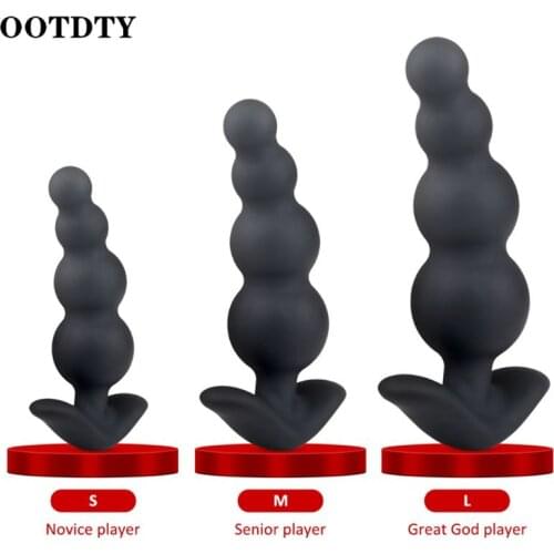 3pcs Masturbating Butt Plug Silicone Waterproof Women Manual Stimulation Adult Sex Toy for Lesbian Couples Pleasure