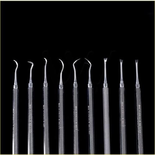 9pcs/set Dental calculus tools Scaler tools Pet washing device Remove tartar Tooth decay