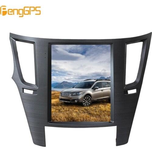 4+64 Android 8.1 Tesla style vertical screen Car GPS Navigation For Subaru Legacy Outback 2009-2014 headunit stereo multimedia