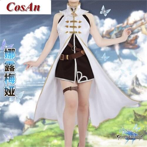 Hot Game Granblue Fantasy MAO Cosplay Costume Unisex Handsome Battle Uniform Activity Party Role Play Clothing Custom-Make Any