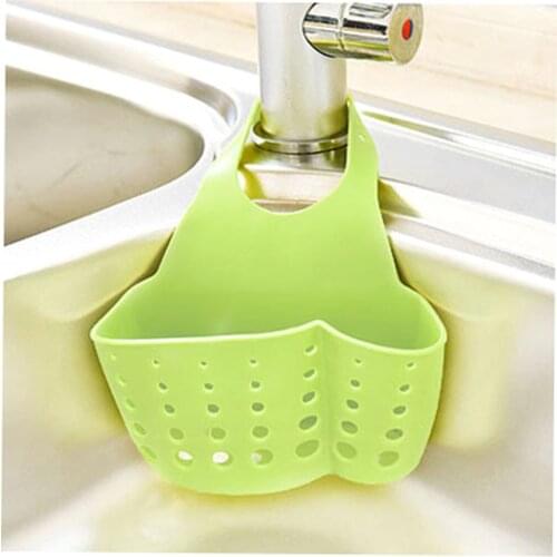 Sponge Drain storage Hanging basket Green household daily products family familiar article of everyday use