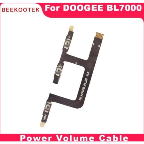 New Original Power Button On Off Flex Cable FPC For DOOGEE bl7000 Volume Switch Connector Ribbon Part