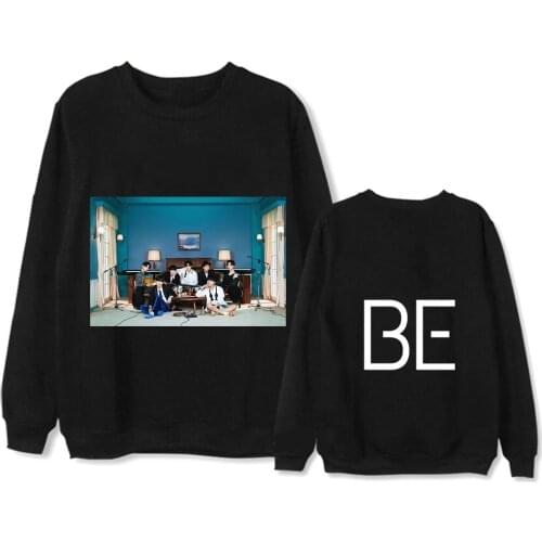 Kpop Bangtan Boys members New Album BE Sweatshirts hoody hoodies Fashion Hooded Unisex Pullover Thick Tops Winter Long Sleeve