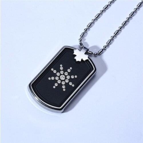 New Women Scalar Energy Bio Science Necklaces Pendants for Men Japanese Technology Volcanic Lava Radiation Protection Jewelry