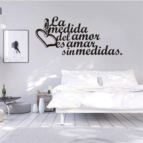 Newly Designed Home Decor Vinyl Carved Wall Sticker Spanish House Rules Removable Mural Family Quote Character Poster DW1062
