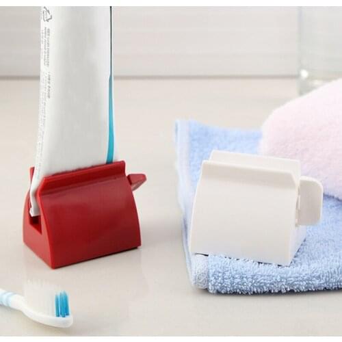 Plastic Rolling Toothpaste Tube Squeezer Polygel Easy Dispenser Seat Holder Stand Tooth Cleaning Accessory Home Bathroom Supply