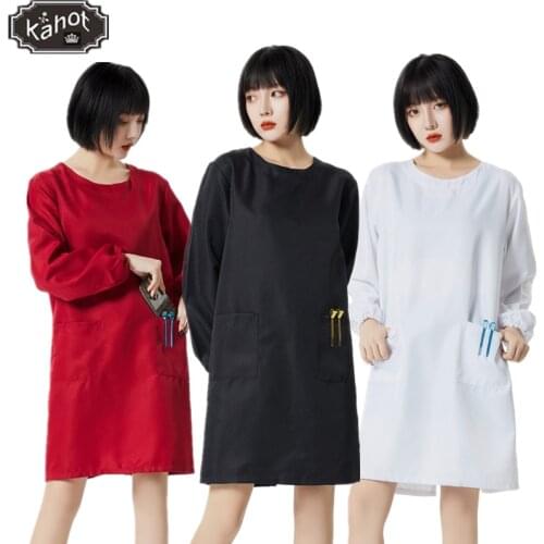 Hair Salon Barber Professional Hairdressing Beauty Gown Robe Barber Work Clothes Styling Cape Hairdresser Assistant Work Apron