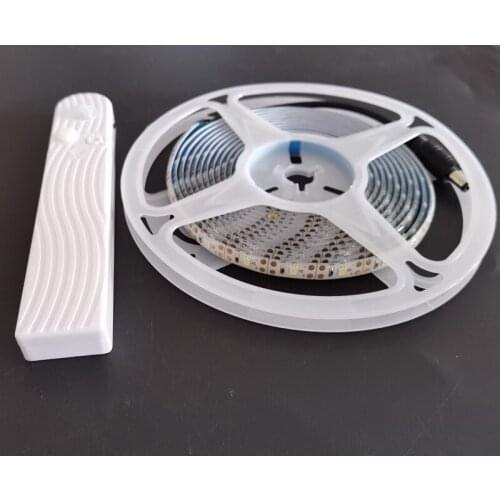 Smart Turn ON OFF PIR Motion Sensor & USB Port LED Strip Light Flexiable adhesive lamp tape For Closet Stairs Kitchen Cabinet