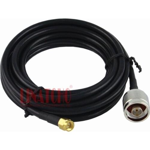 3 Meters n male to sma male connectors 50ohm RG58 coaxial antenna extension cable