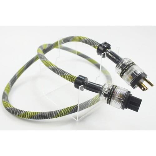 Youkamoo B12 12AWG Audiophile Hi-Fi Pure Copper AC Power Cable Cord US Plug 1.5m 5ft