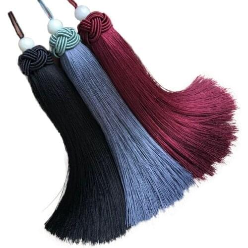 1pc 14.5cm DIY craft tassel Polyester Silk tassel fringe trim sewing accessories curtains Wedding Decor jewelry accessories