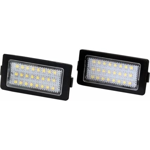 2Pcs/Set License Plate Light For BMW E38 95-01 Canbus LED Light For Car License Number Plate Light Lamp