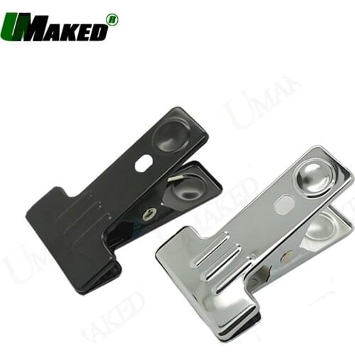 2pc led table lamp Clips 100x60mm Sliver/Black gooseneck light holder bedside lamp fishing light clip Max 3.5cm free shipping