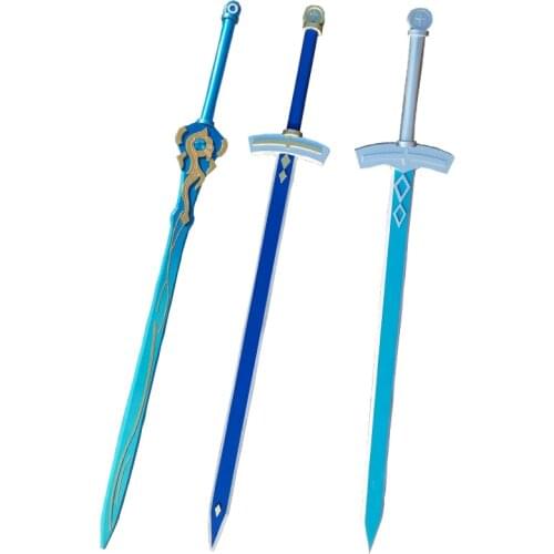 2020 NEW Game Genshin Impact Cosplay Keqing/Lumine/Aether Prop 105CM PVC Sword Replica of Weapons for Halloween Carnival Party