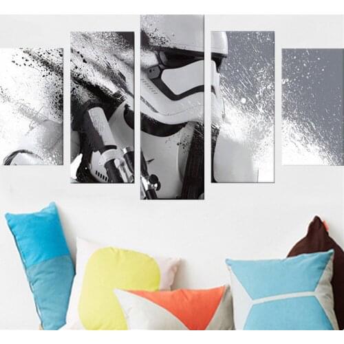 5 Panel Canvas Art Wall Decor American Style Movie Poster Modern Decoration Home Framework Living Room Modular Pictures