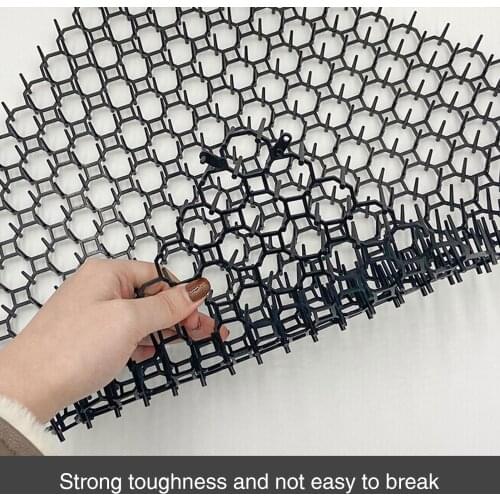 38.5*38.5cm 5pcs/set Cat Repellent Mat Anti-cat Net Outdoor Scat Mat Garden Prickle Strip Dig Stop Cat Repellent Deterrent Mats