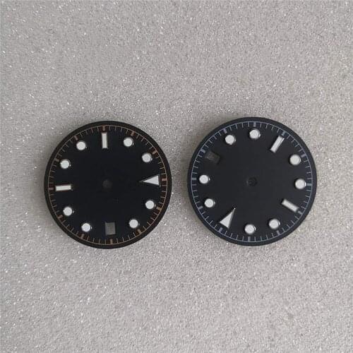 30.5mm Watch Dial Blue Luminous for N395 Automatic Movement Watch Dial Repair Parts