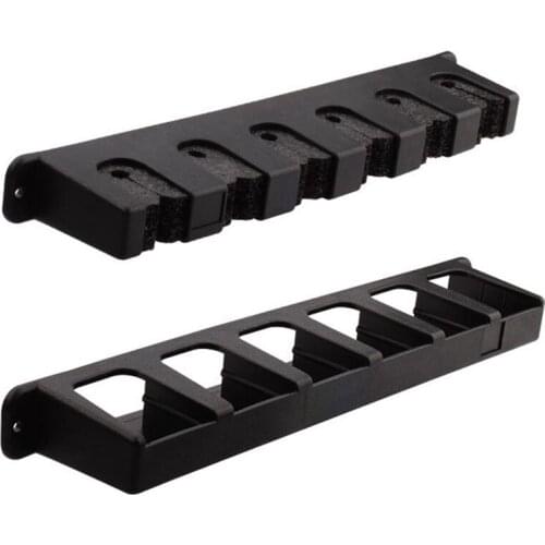 Fishing Rods Display Rack 6-rod Rack Booms Fishing Pole Holder Tackle Wall Fishing Rod Storage Stand Supporting Fixed Frame