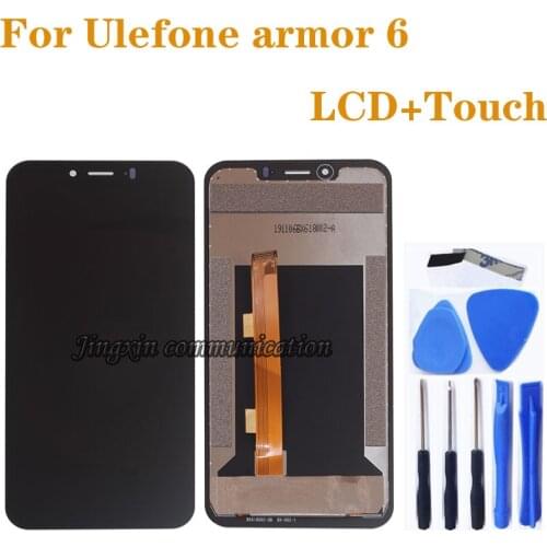Original Display For Ulefone armor 6 6e LCD DISPLAY+Touch Screen Digitizer Replacement for Ulefone Armor6 LCD Screen Repair Kit