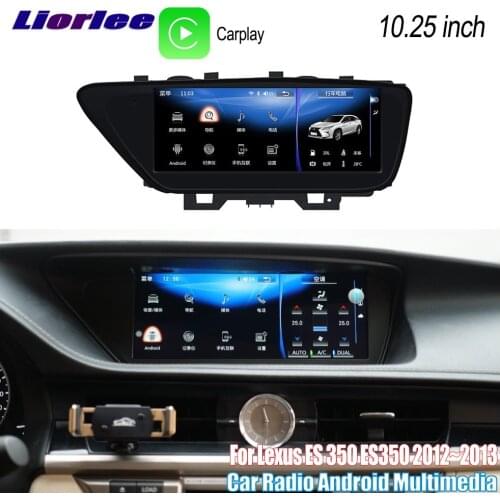 Liorlee For Lexus ES 350 ES350 2012-2013 XV60 Car Android Carplay GPS Navigation Player Radio Stereo DVD multimedia display CD