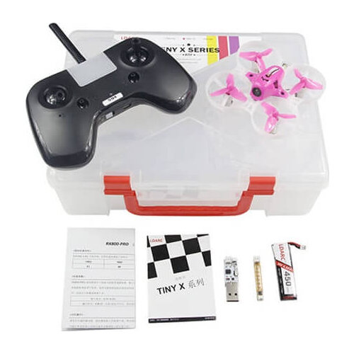 KINGKONG / LDARC TINY 7X RTF 75mm RC micro FPV racing quadcopter with Receiver transmitter RX800 X8 Eachine Emax Tinyhawk