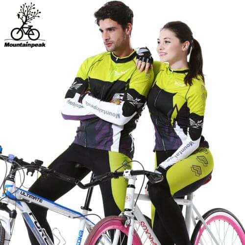 Mountainpeak cycling suit men and women long sleeve spring/summer bike riding trousers mountain equipment