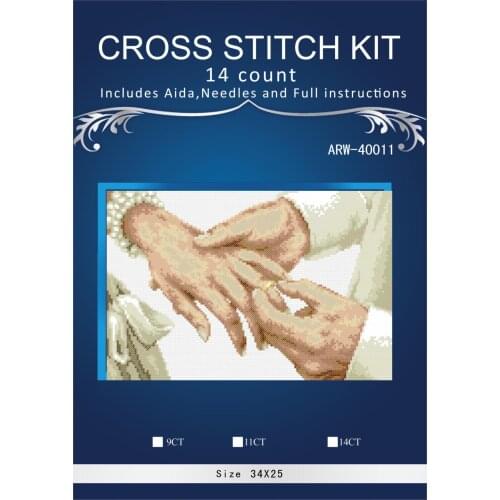11/16/18/28 Needlework,DIY DMC 14CT Cross stitch,Set For Embroidery kits,waterfall Counted Cross-Stitching Marry
