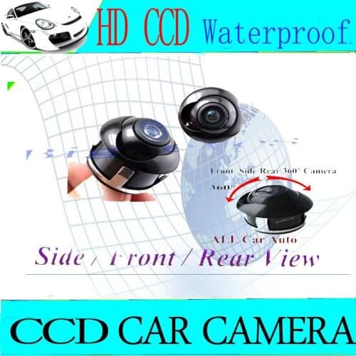 New360degree angle adjustable car reverse parking rear rearview front side view camera waterproof wide angle backup back cvamera