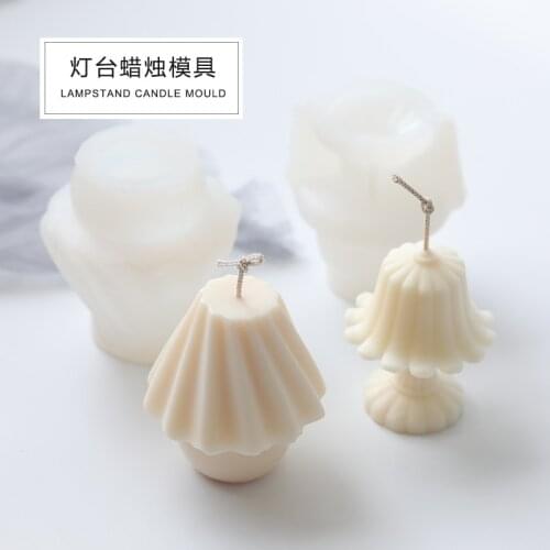 New Table Lamp Flower Shape Silicone Candle Mould Aromatherapy Candle Mould Handmade Candle Mould candle making resin mold