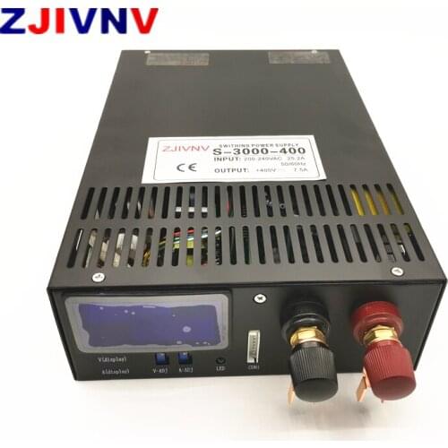 Professional made adjustable voltage and current 3000w 12v dc 180A Switching power supply Adapter with digital display