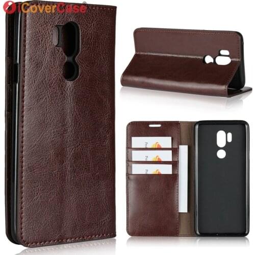 Luxury Case For LG G7 ThinQ Wallet Real Leather Business Flip Cover For LG G7+ G710EM Phone Bag Accessory Etui Coque Capinhas