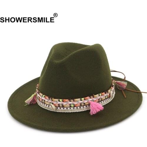 SHOWERSMILE Women's Felt Hats