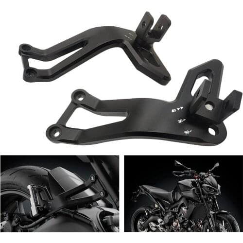 For YAMAHA MT-09 Tracer 2015-2020 Motorcycle accessories Folding Rear Foot Pegs Footrest Passenger Accessories CNC
