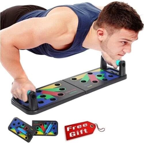 NEW Push-up Rack Folded Board Screen Men Women Body Building Exercise Tools Portable for Home Fitness Training
