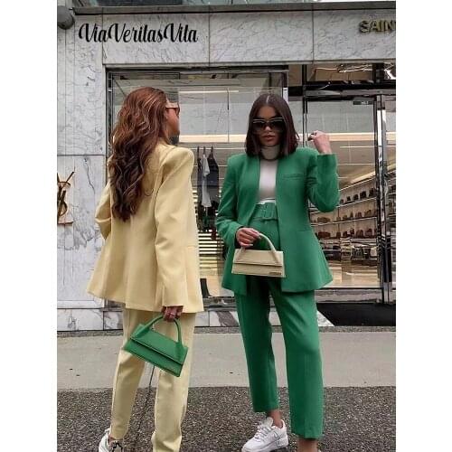 YAMY Women's Trouser Suits