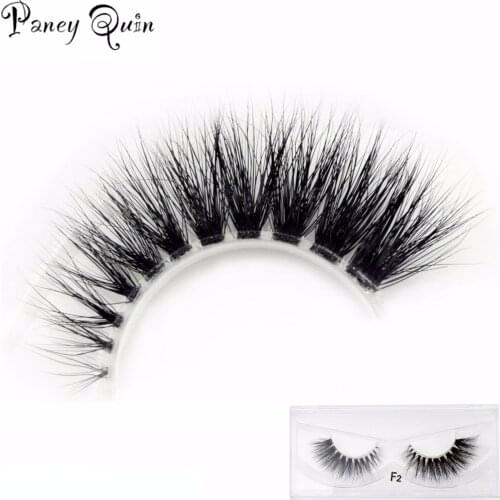 1Pairs Makeup Mink Eyelashes Clear Band Eye Lashes Crisscross Transparent Band False Eyelashes Handmade Dramatic Lashes