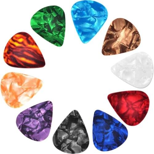 10 Pieces Guitar Picks For Your Electric, Acoustic And Bass Guitar, Premium Guitar Picks Plectrum Plectrum, Colored