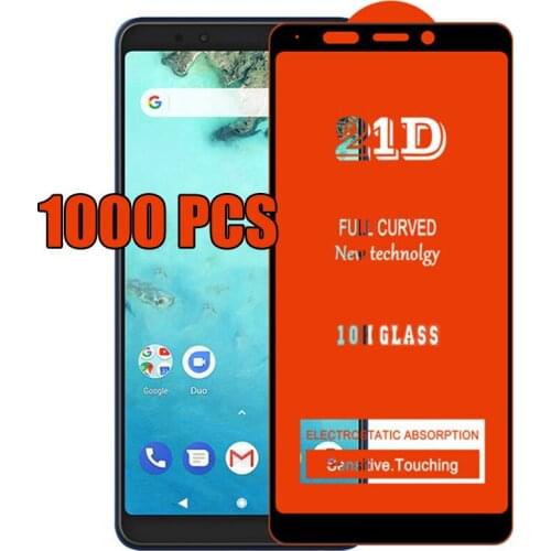 1000pcs 21D Tempered Glass Full Glue Cover Film Screen Protector For VIVO X60 V21 E V20 Pro SE IQOO Z3 Y51 Y51A Y31 Y72 Y73S S7