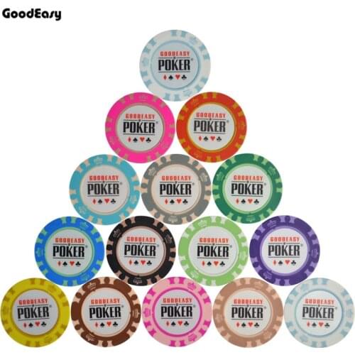 25PCS/LOT 14g Metal Texas Poker Chips Black Jack Poker Crown Poker Chip Sets Casino Coins Playing Poker Club Game Accessories