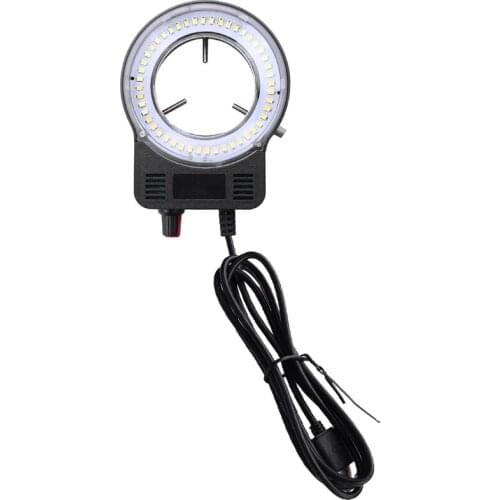 48 LED SMD USB Adjustable Ring Light Illuminator Lamp for Industry Microscope Industrial Camera Magnifier